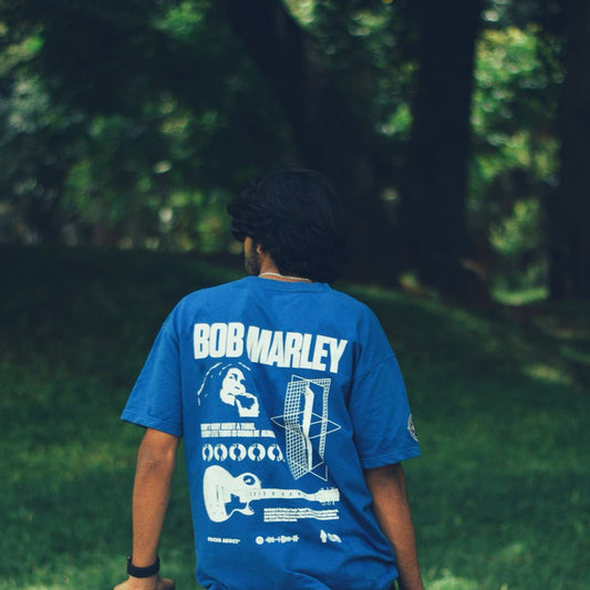 Bob Marley Oversized T-Shirt – Reggae Graphic Tee | 240 GSM Cotton